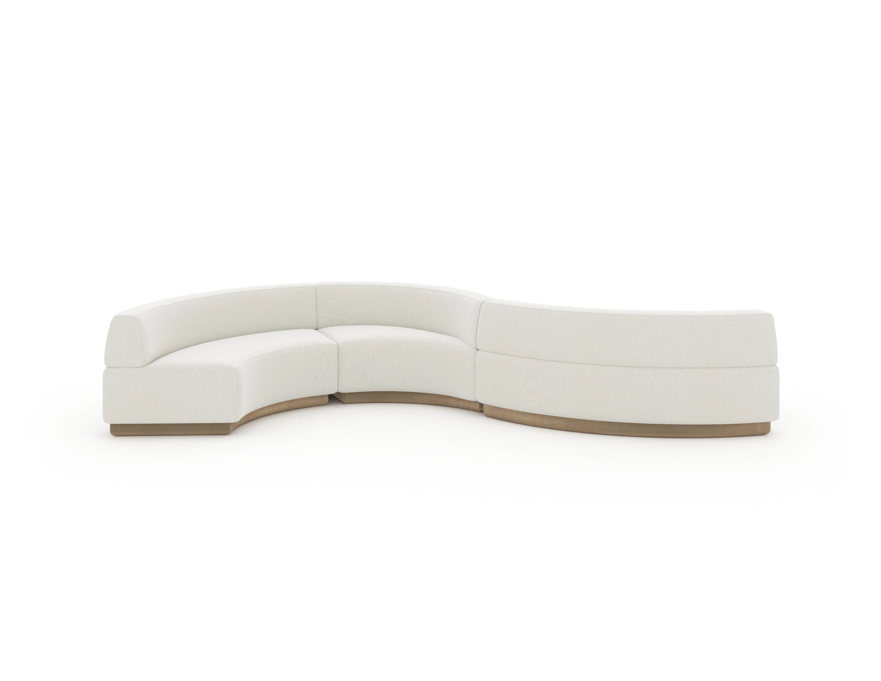 Crescent Armless Wedge in room - angle 5.0
