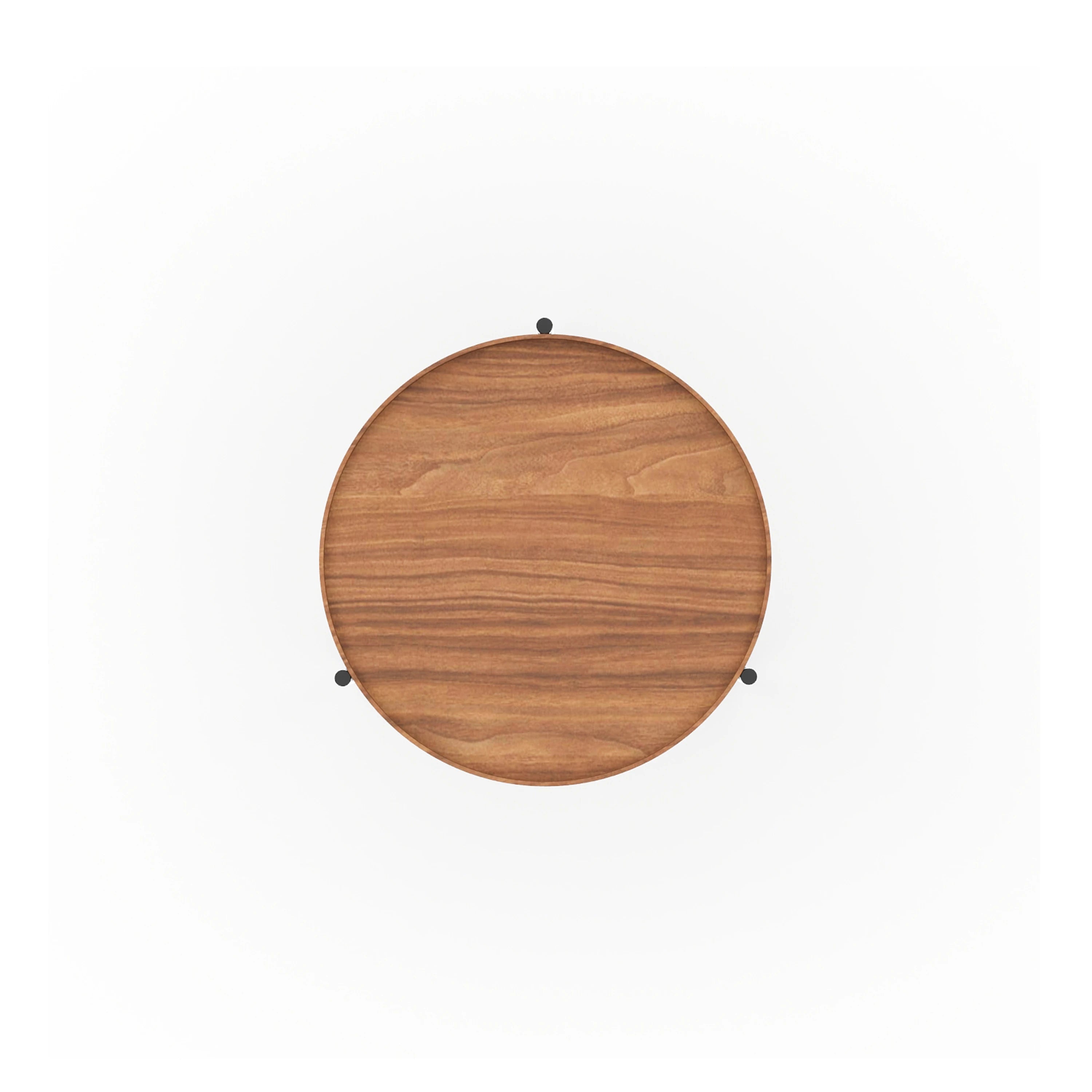 Demli Wood Side Table - 4th angle
