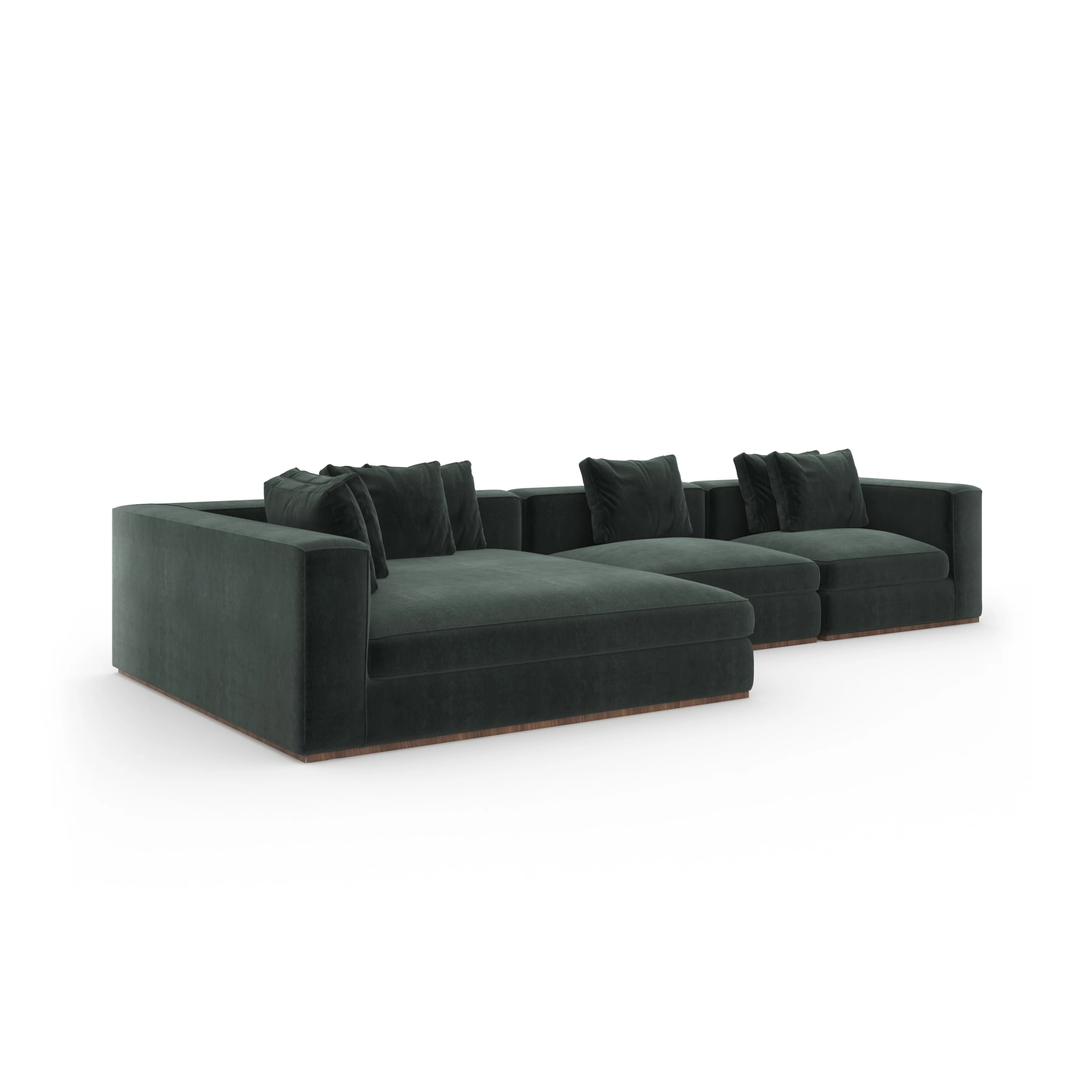 Bello 3Pc Laf Small Chaise Sectional - main image