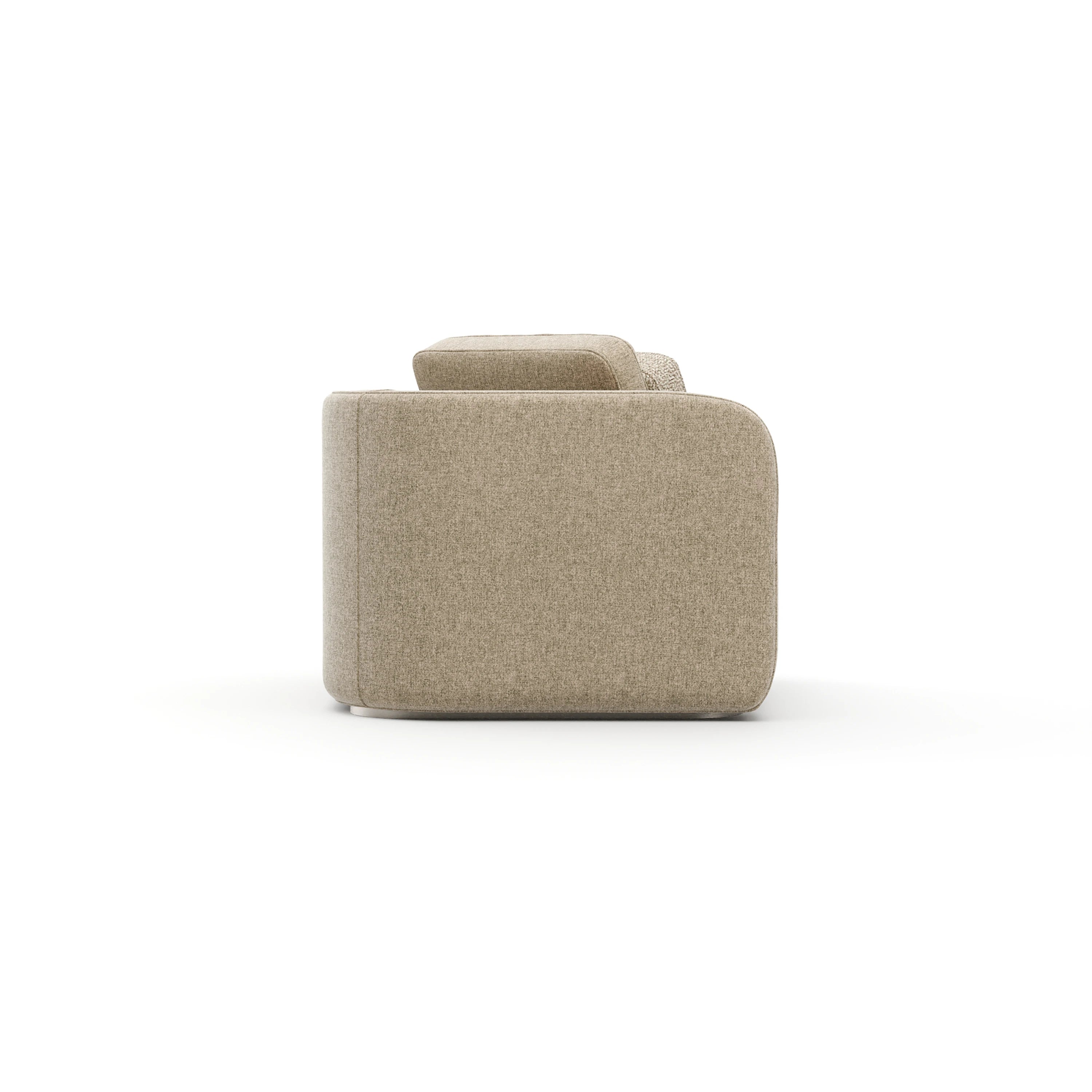 Sasso Corner Wedge - Oatmeal - 2nd angle