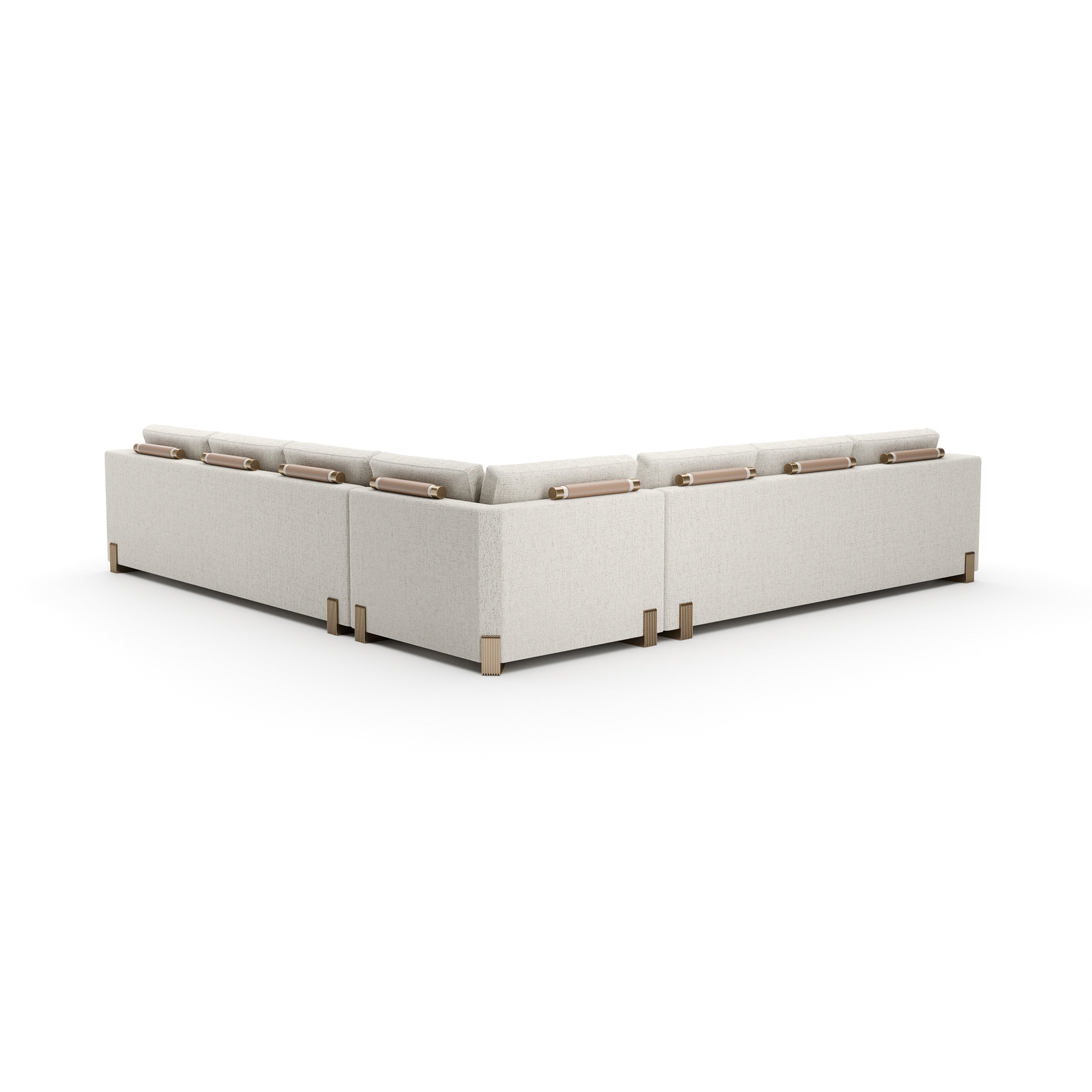 *Counter Balance L Sectional W/O Ottoman - 3rd angle