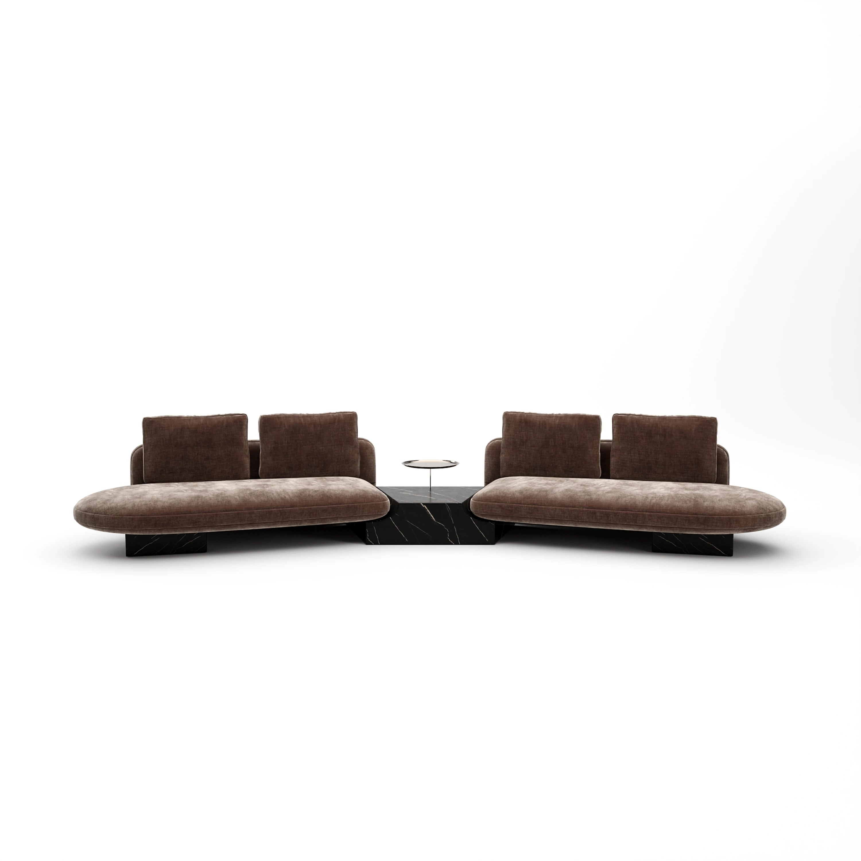 Overlap 3Pc Bumper Sec Dark Taupe - primary image
