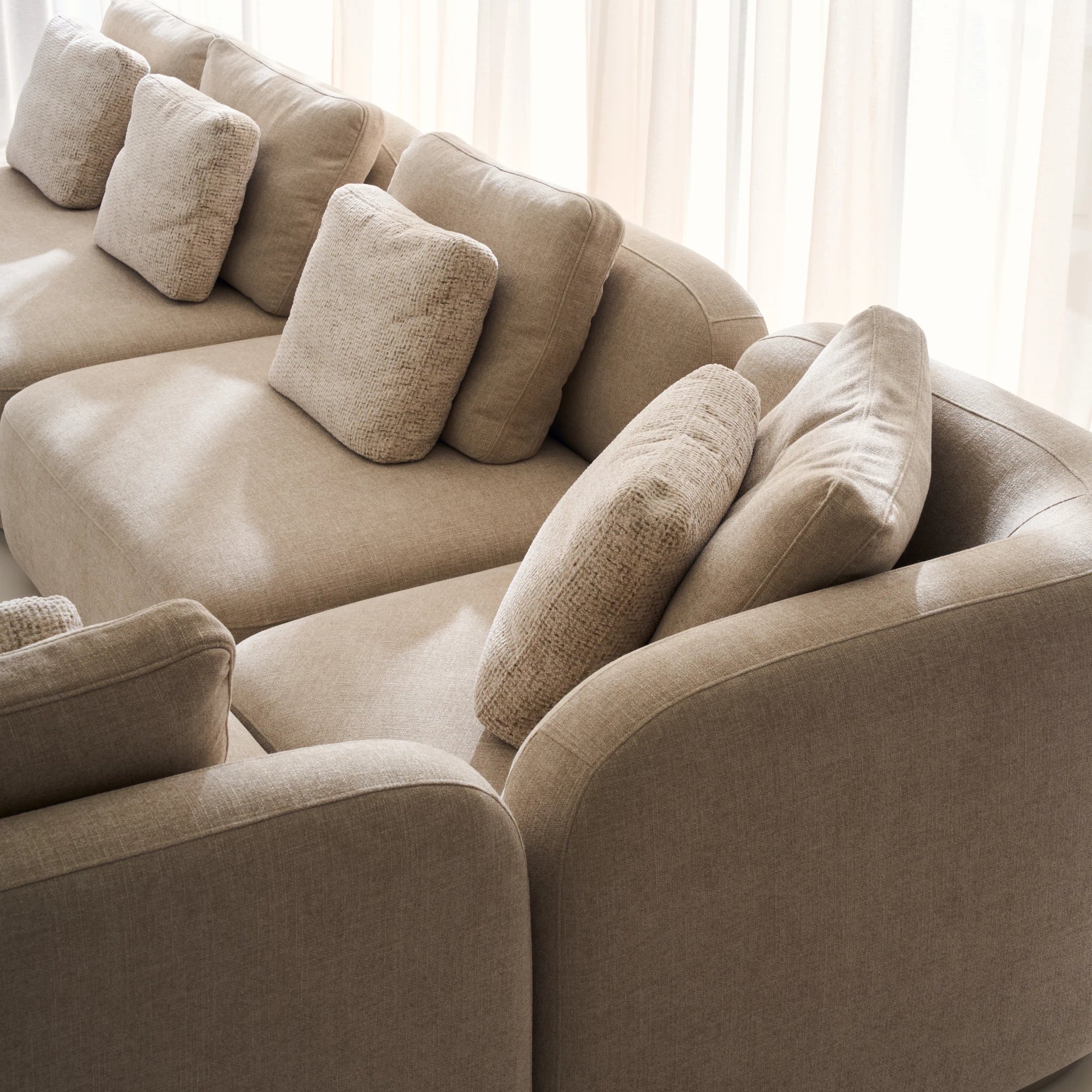 Sasso Large L Sec - Oatmeal - detail 2.0