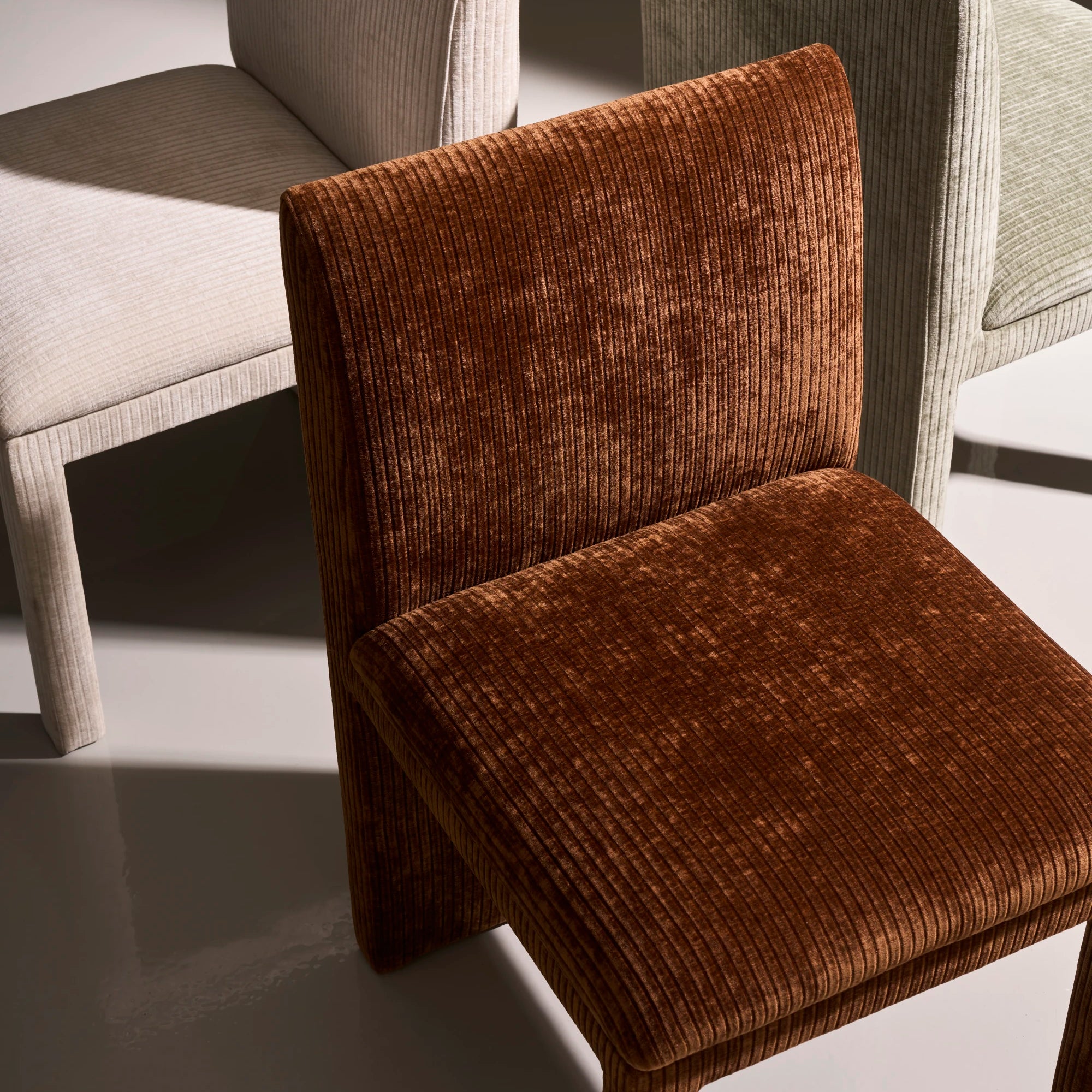 Precipice Uph Dining Chair Saffron - detail 2.0