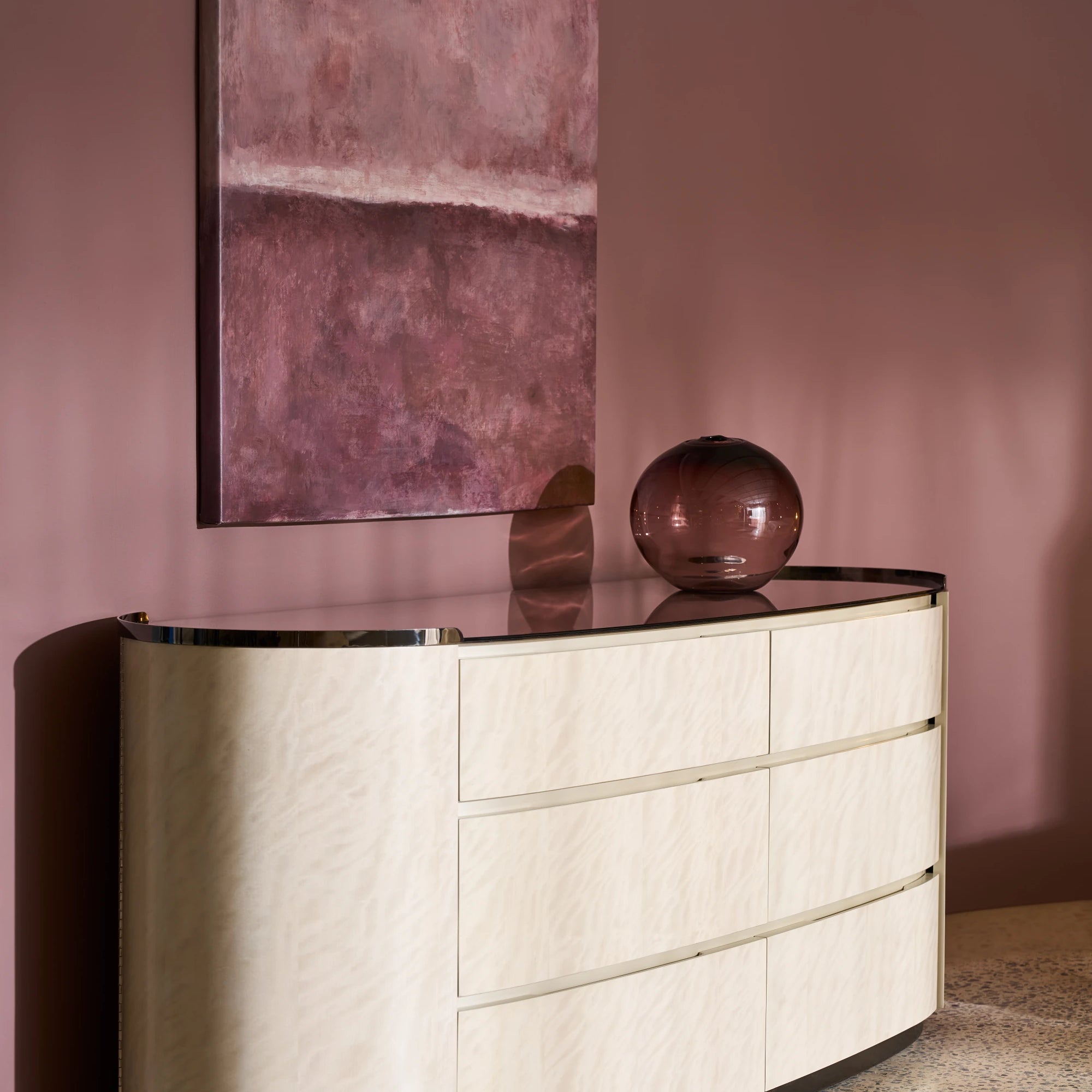 Muse Dresser in room - angle 1