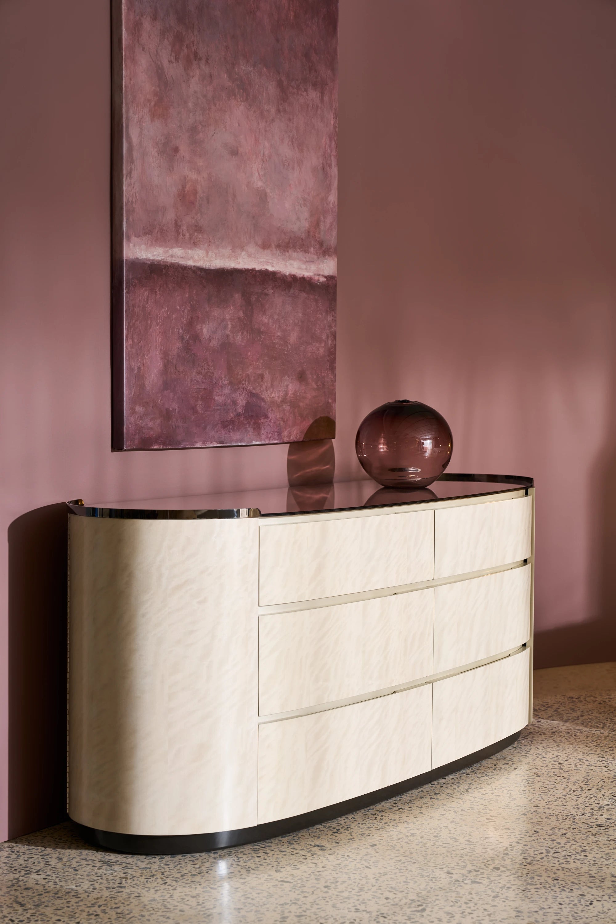 Muse Dresser in room - angle 1