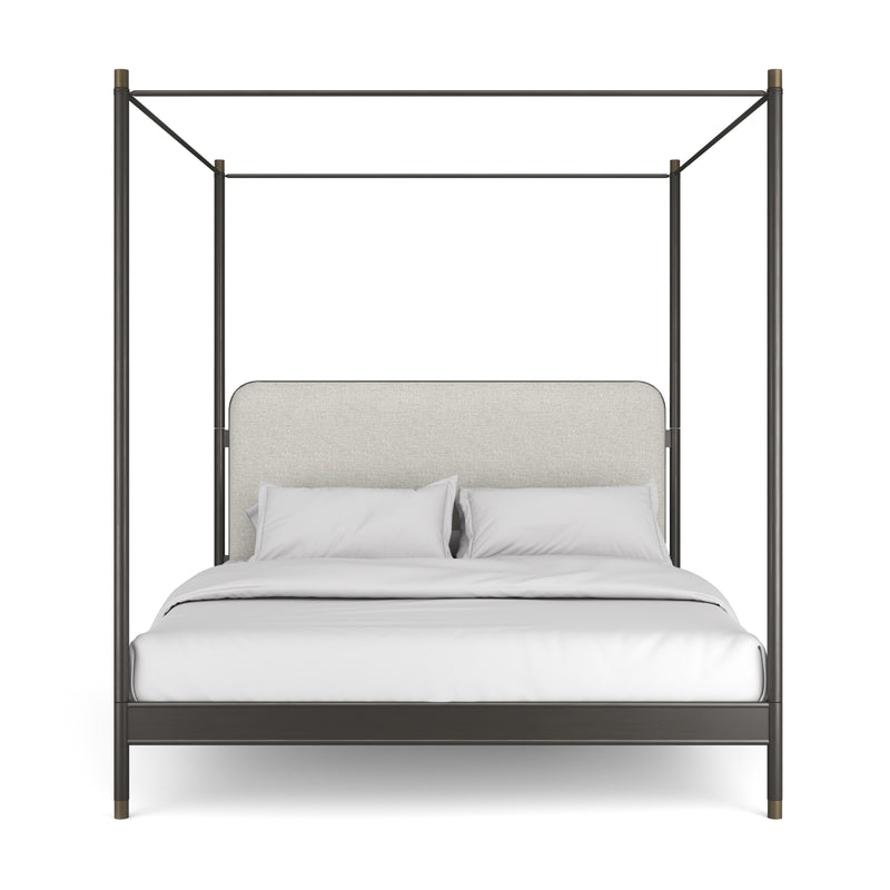 Campaign King Bed With Canopy