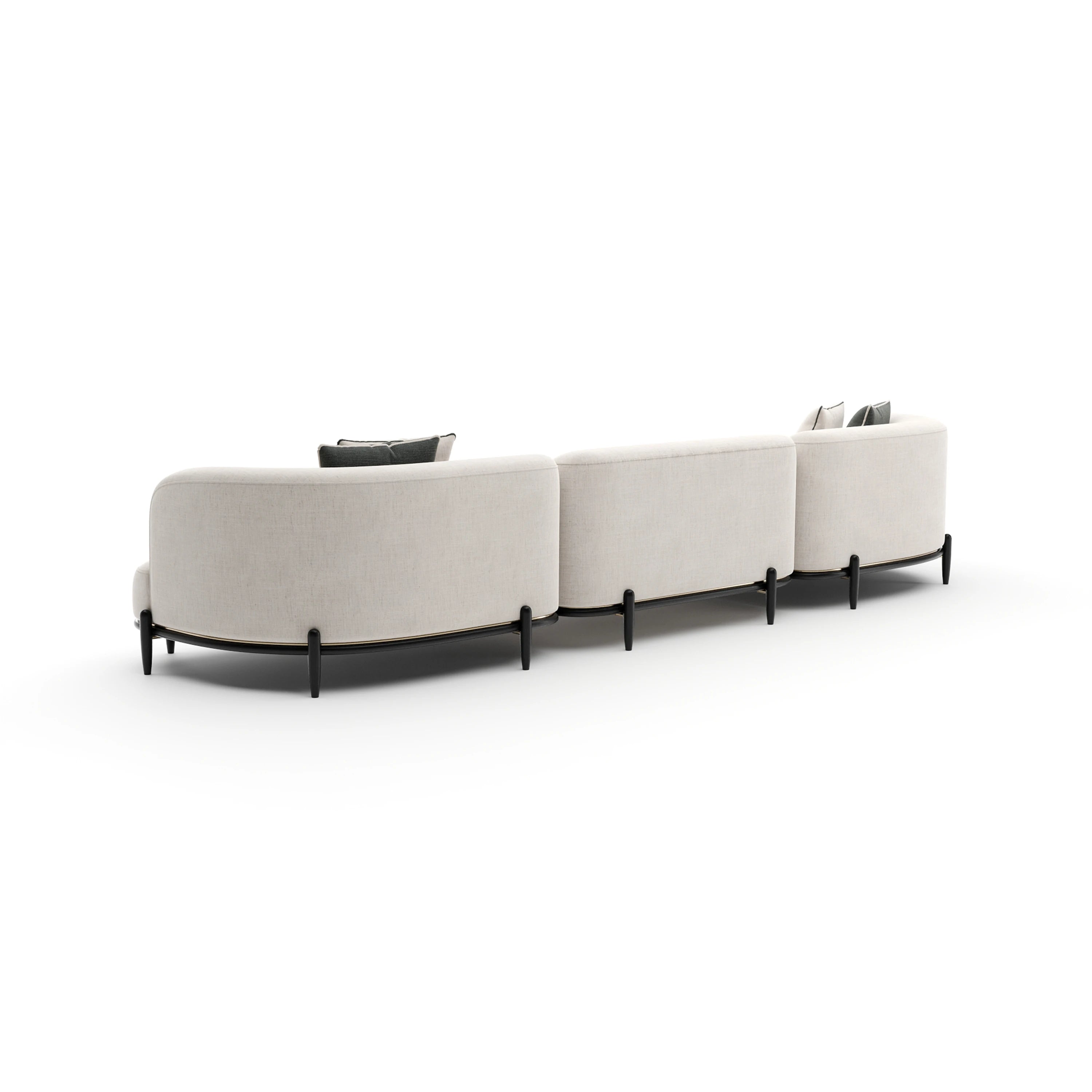 *Madera Large Rt Chaise Sectional - 3rd angle