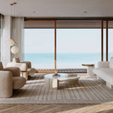 Overlap Round Cocktail Table Light in room - angle 1