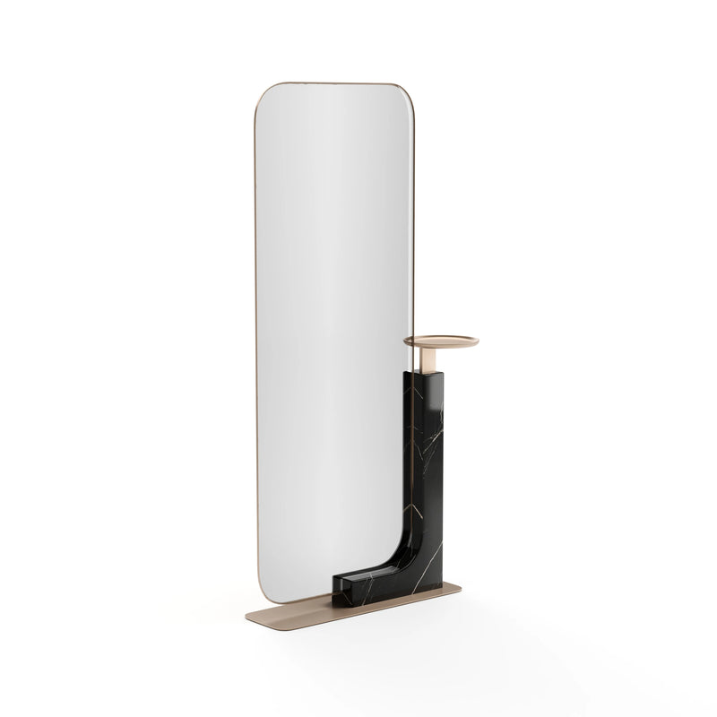 Overlap Floor Mirror Dark