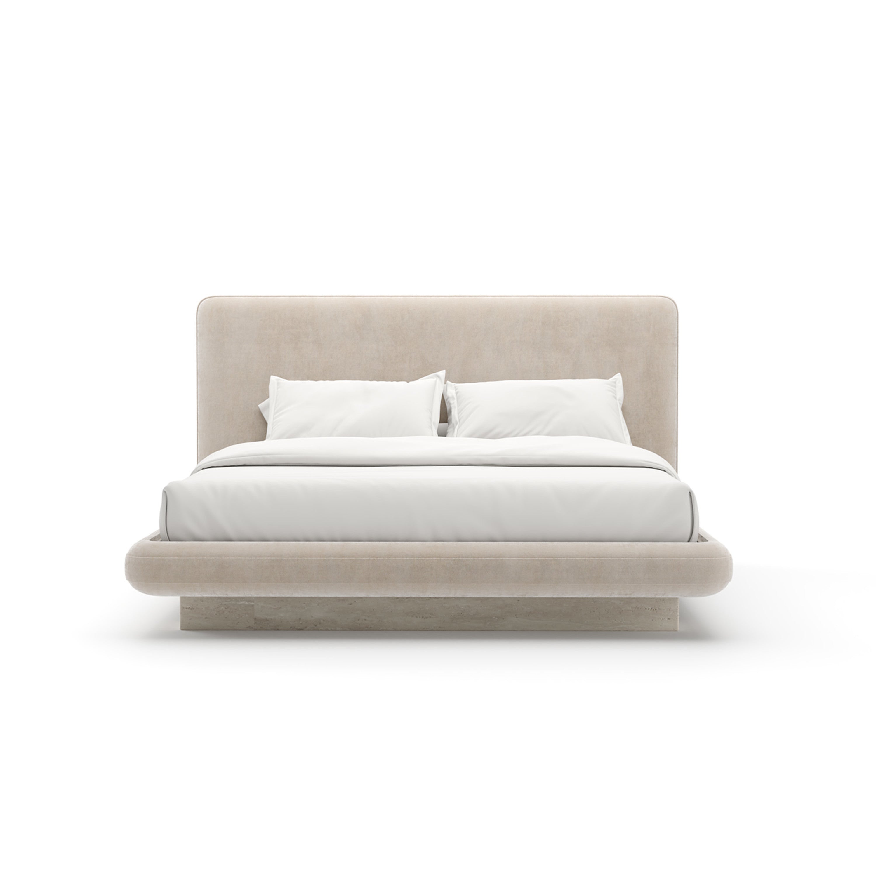Overlap Uph Kg Bed Ivory – Caracole