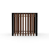 Pinstripe Dark End Table - 2nd angle