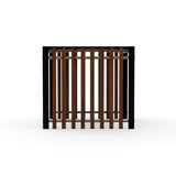 Pinstripe Dark End Table - 2nd angle