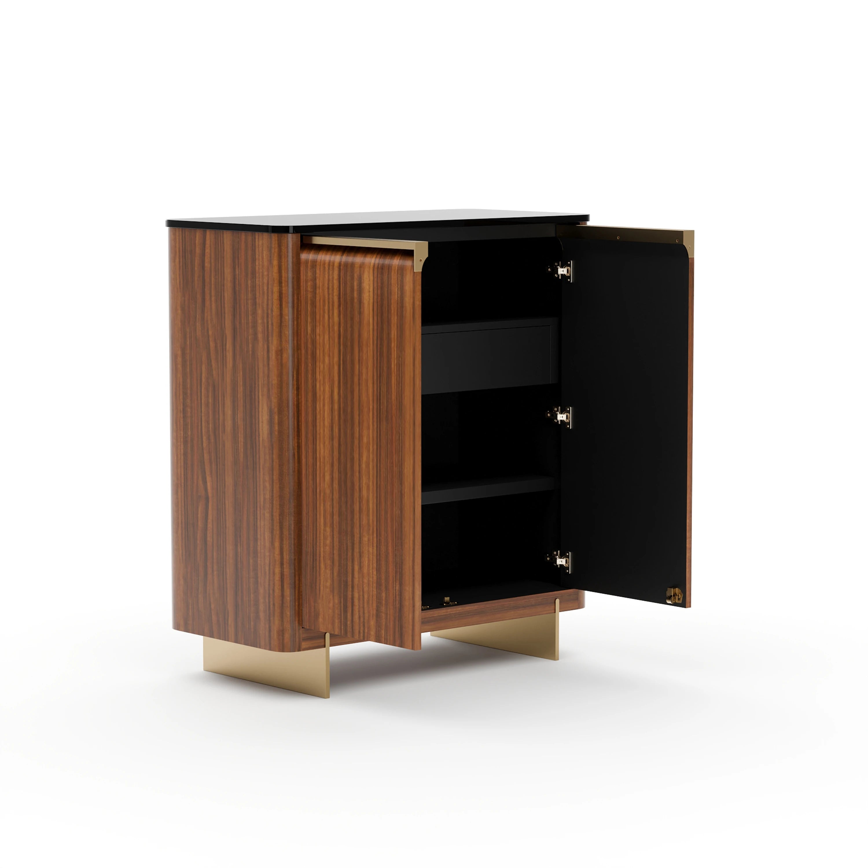 Altura Glass Top Hall Chest - 5th angle