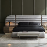 La Moda Uph Bed Side Panels in room - angle 3