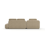 Sasso 2Pc Small Sofa - Oatmeal - 3rd angle