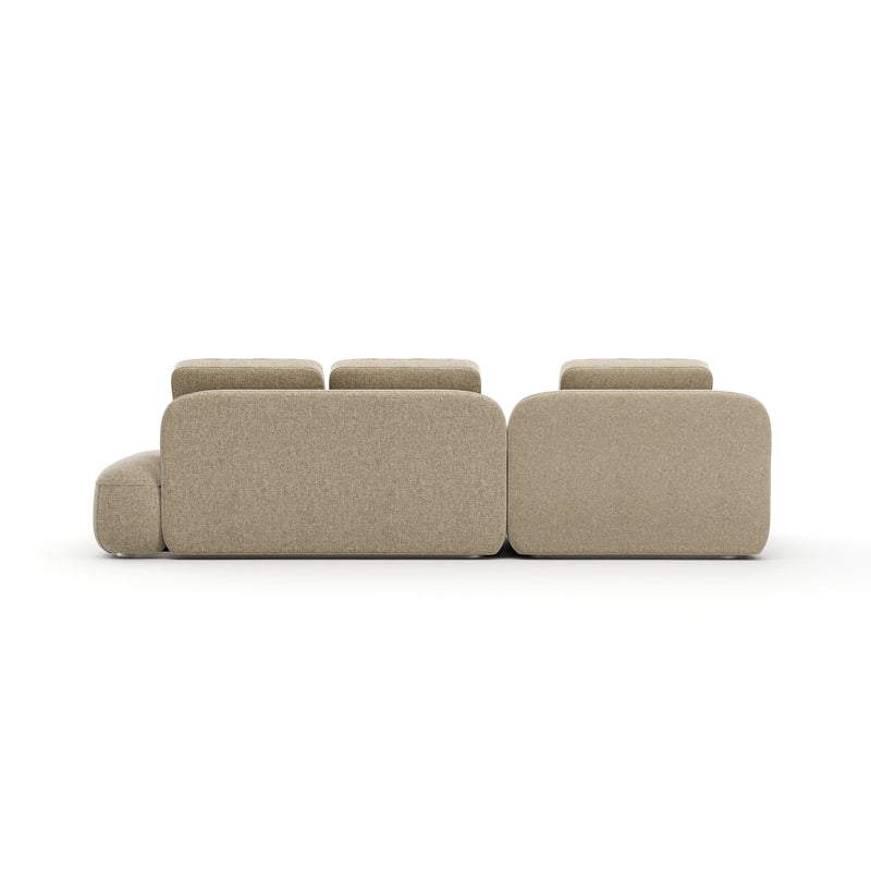 Sasso 2Pc Small Sofa - Oatmeal