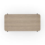 Madera Rec Dining Table - Chocolate - 4th angle