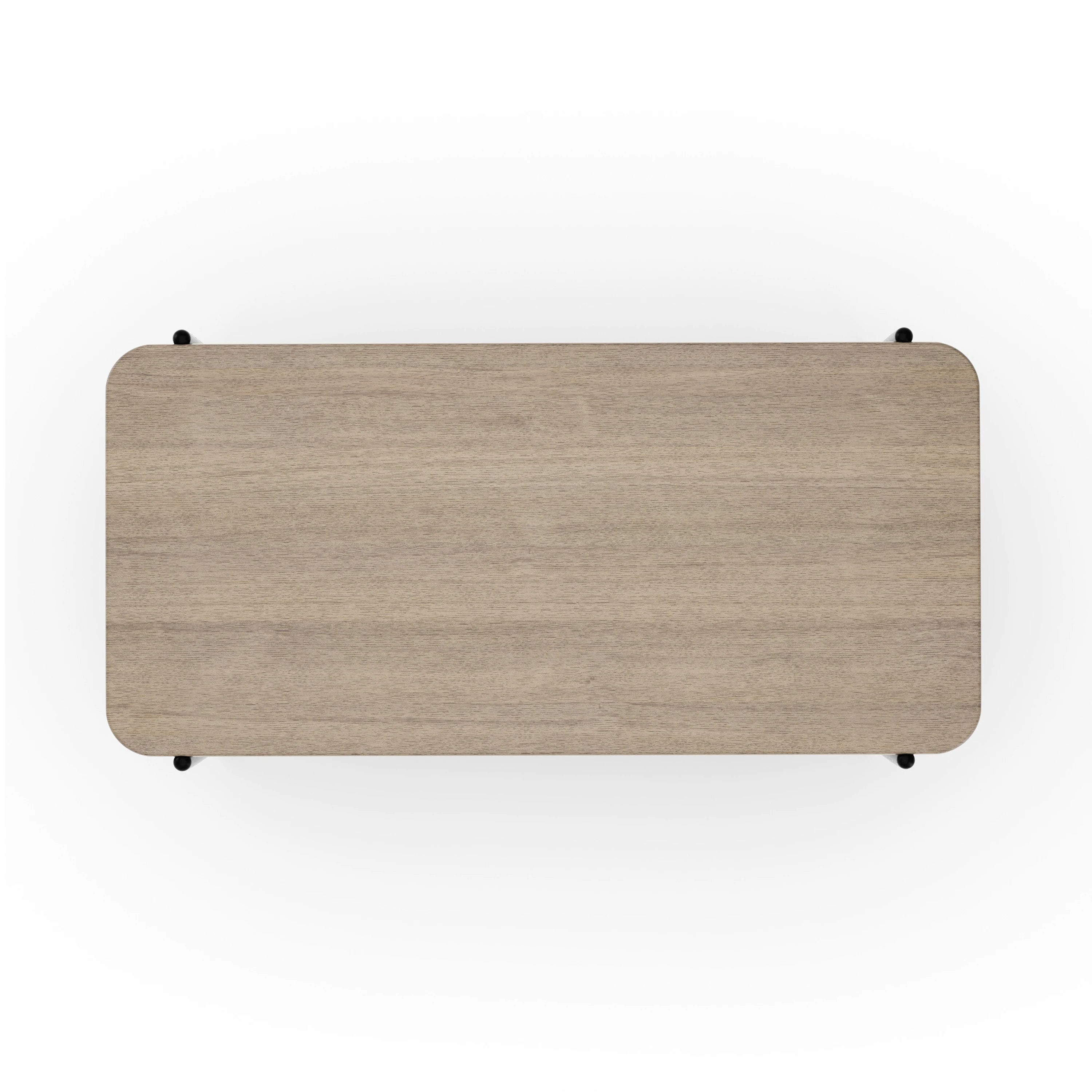 Madera Rec Dining Table - Chocolate - 4th angle