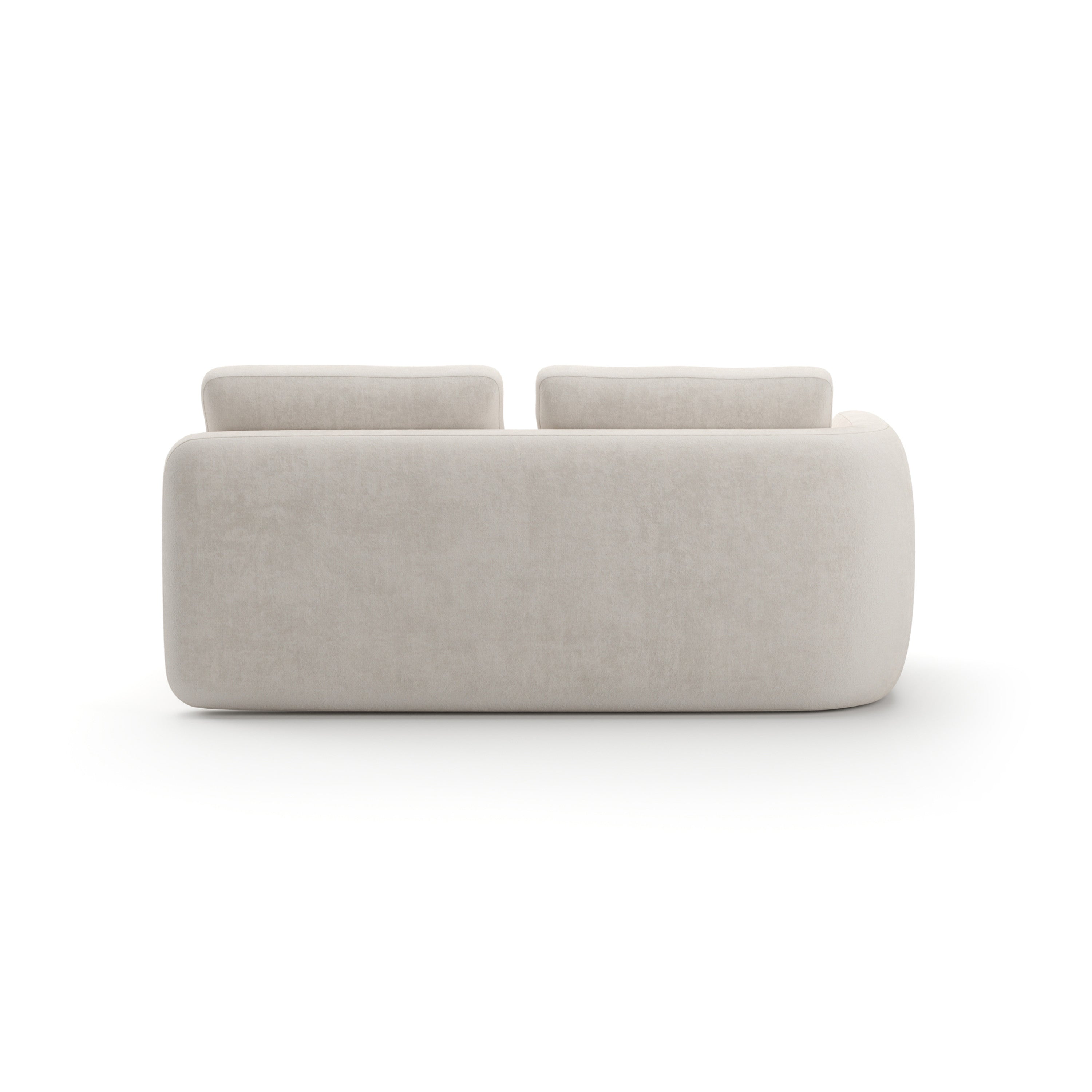 Overlap Laf Loveseat Ecru - 5th angle