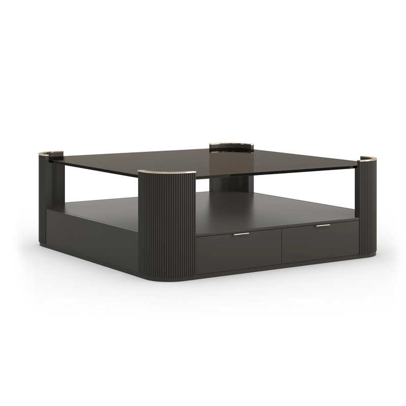 Love Square Cocktail Table-Dark Chocolat