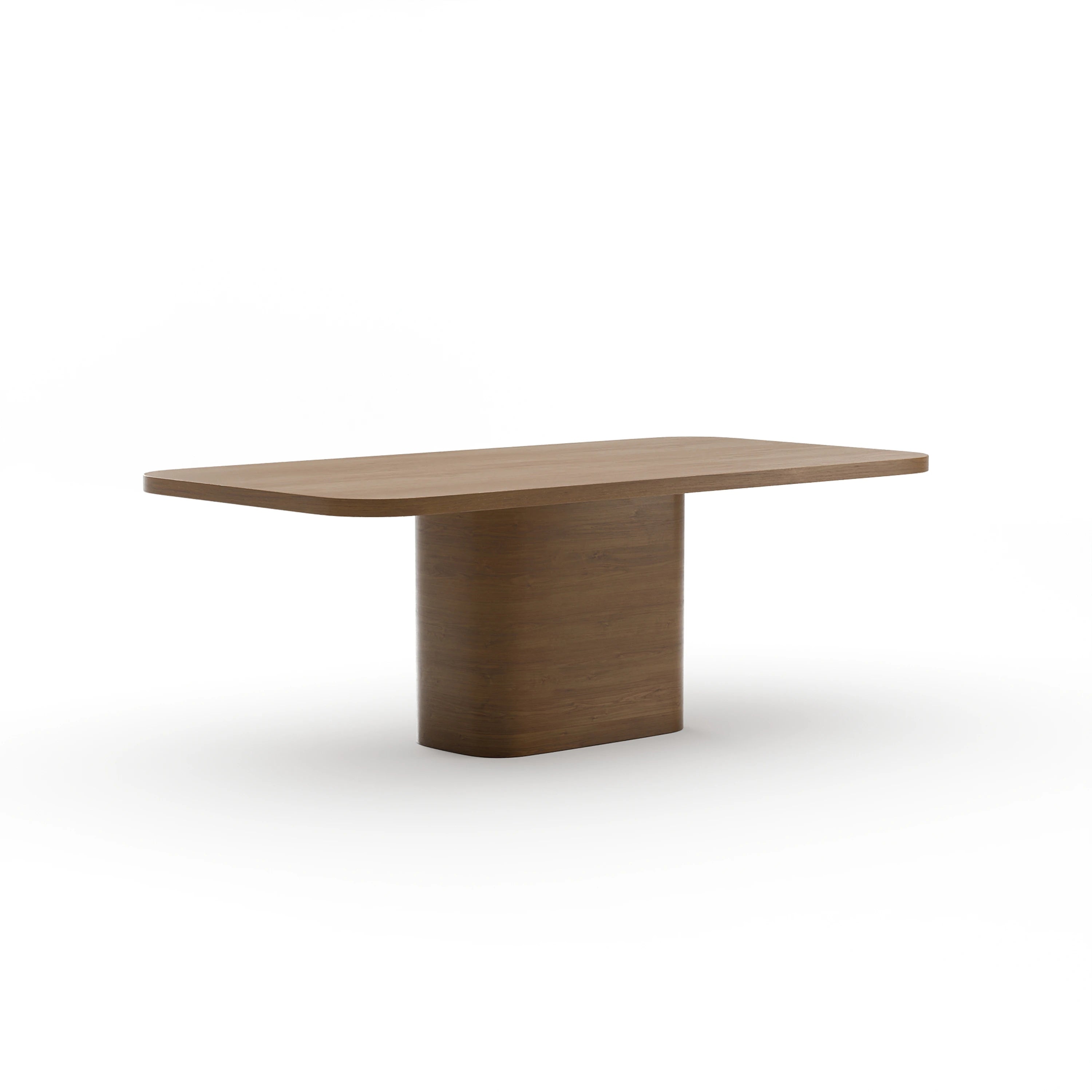 Atom Dining Table - Chocolate Nougat - main image