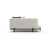 Madera Armless Laf Bumper - Oatmeal - 3rd angle