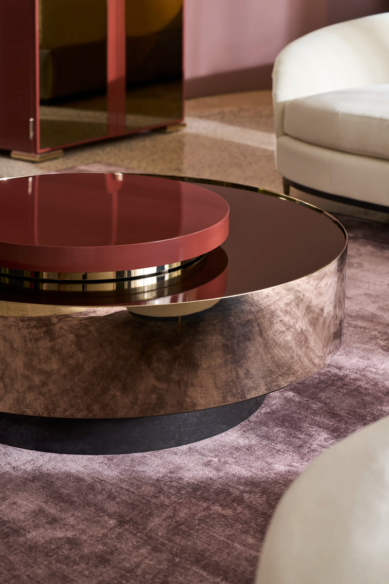 Radius Cocktail Round Accent Tray