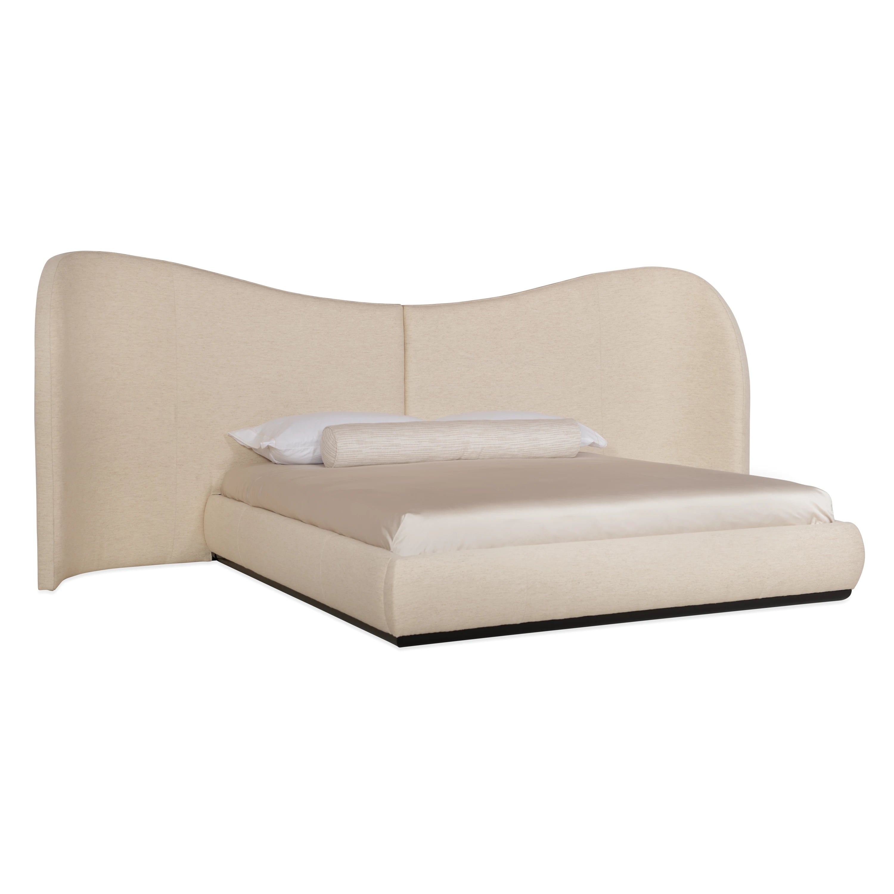 Clio King Bed - Ivory - primary image [data-sku='CLA-026-1213']