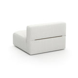 Rhythm Armless Chair Ivory - 3rd angle