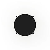 Madera Accent Nightstand - Chocolate - 4th angle