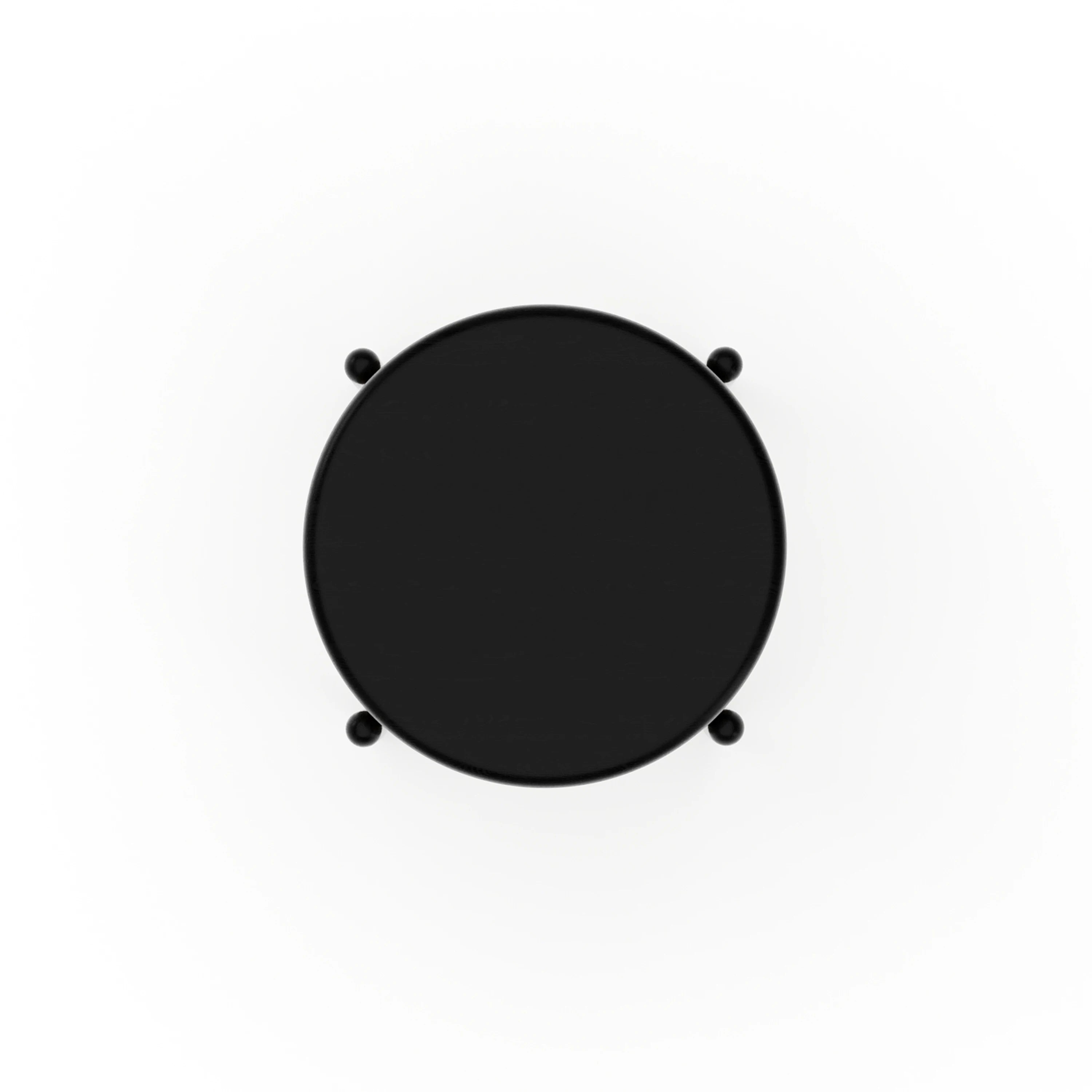 Madera Accent Nightstand - Chocolate - 4th angle