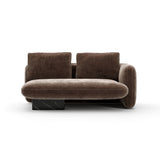 Overlap Raf Loveseat Dark Taupe