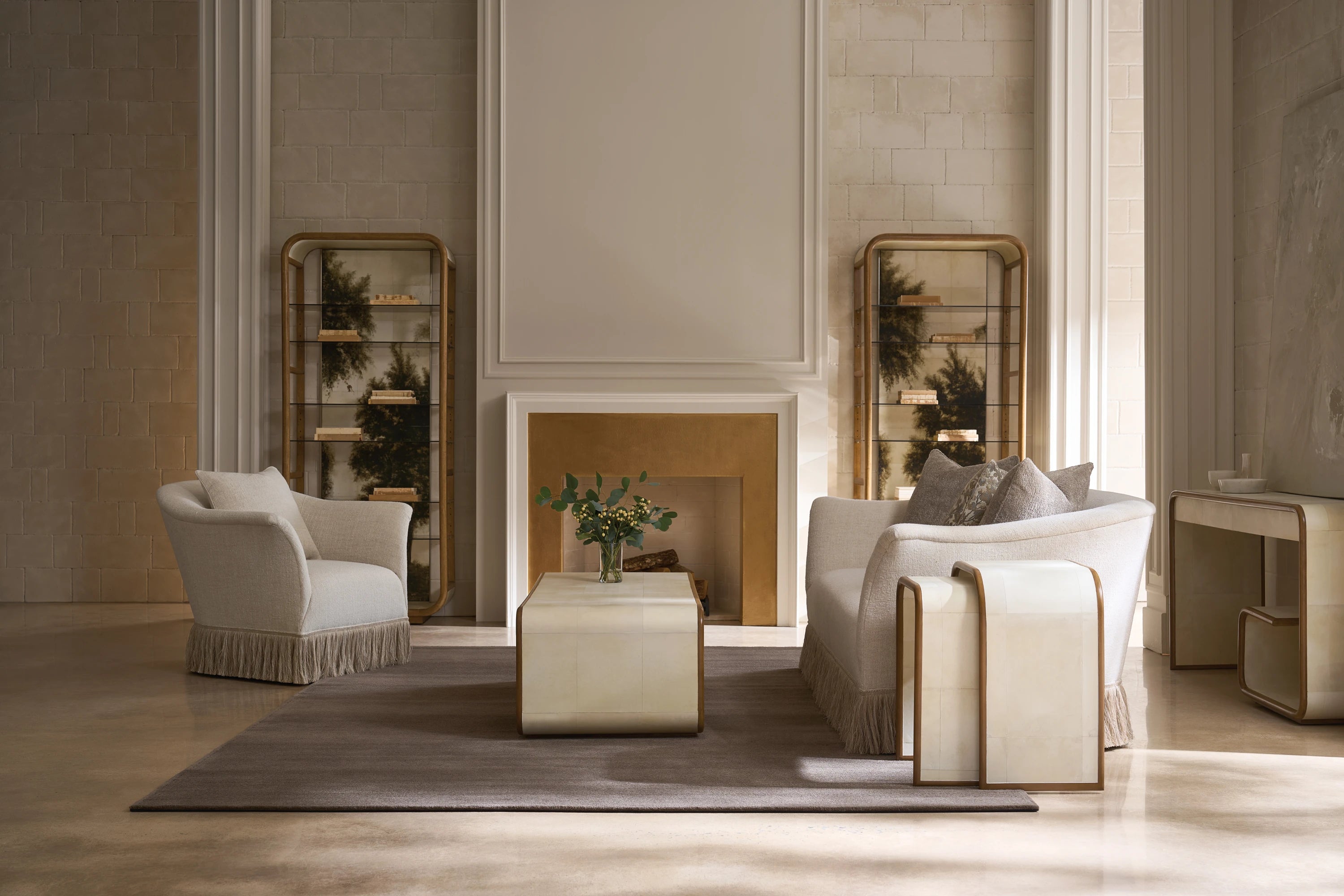 Savoy Sofa in room - angle 1