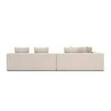 *Bello LF Chaise Sectional - Ivory - 3rd angle