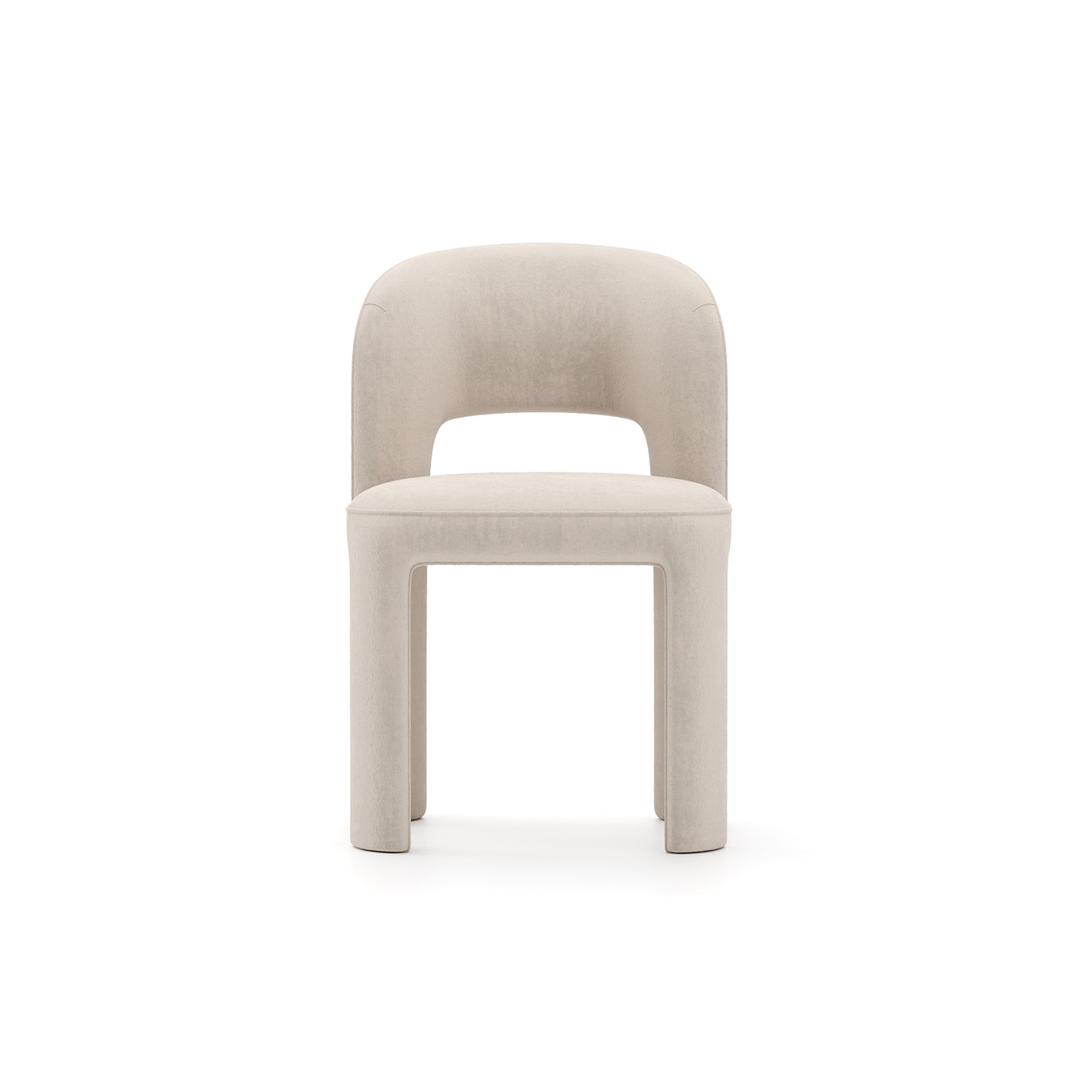 Overlap Side Chair Ivory - main image