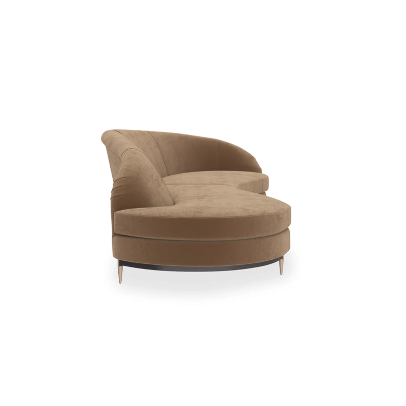 Three's Company LF Chaise 2pc Sec - Cam