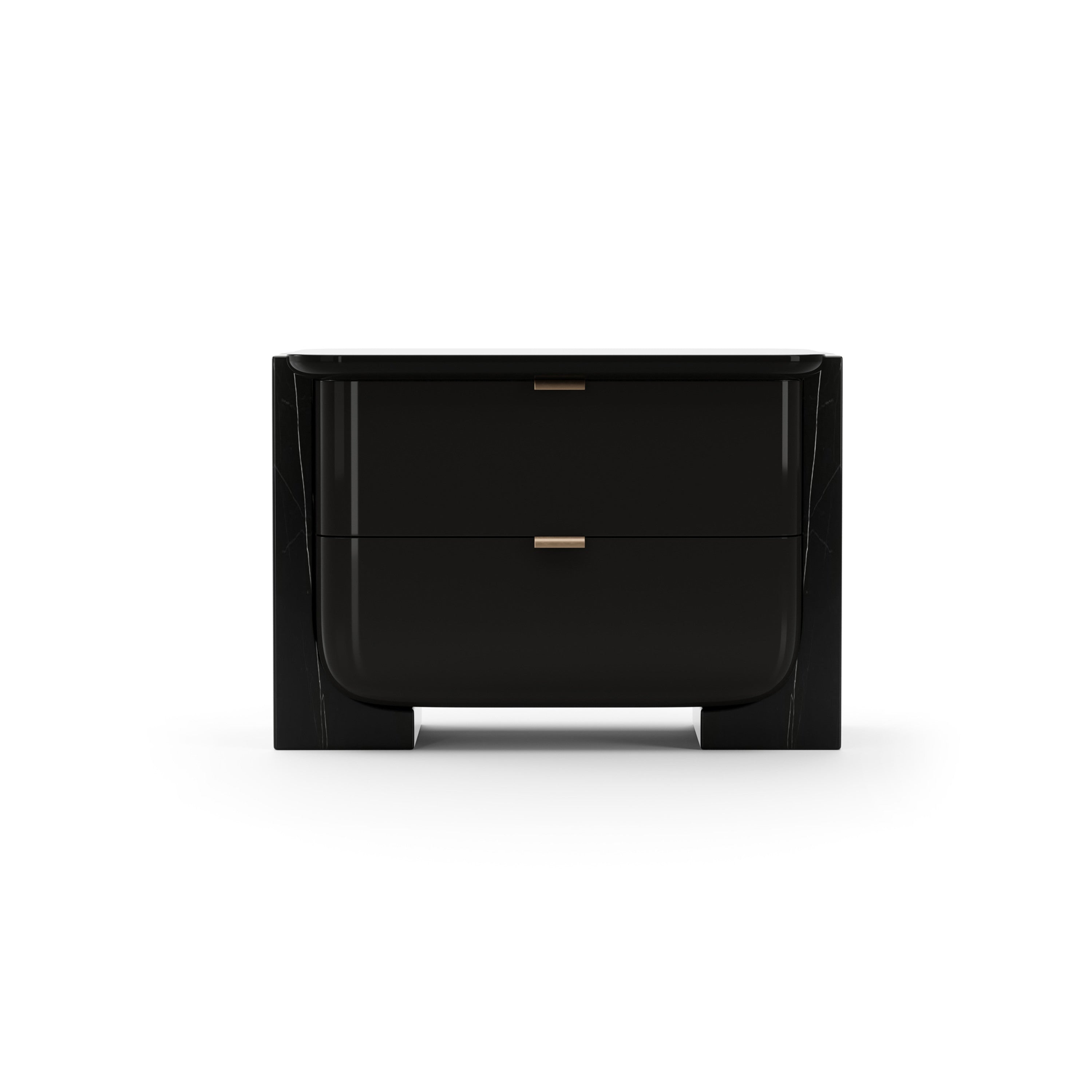 Overlap Large Nightstand Dark | Caracole