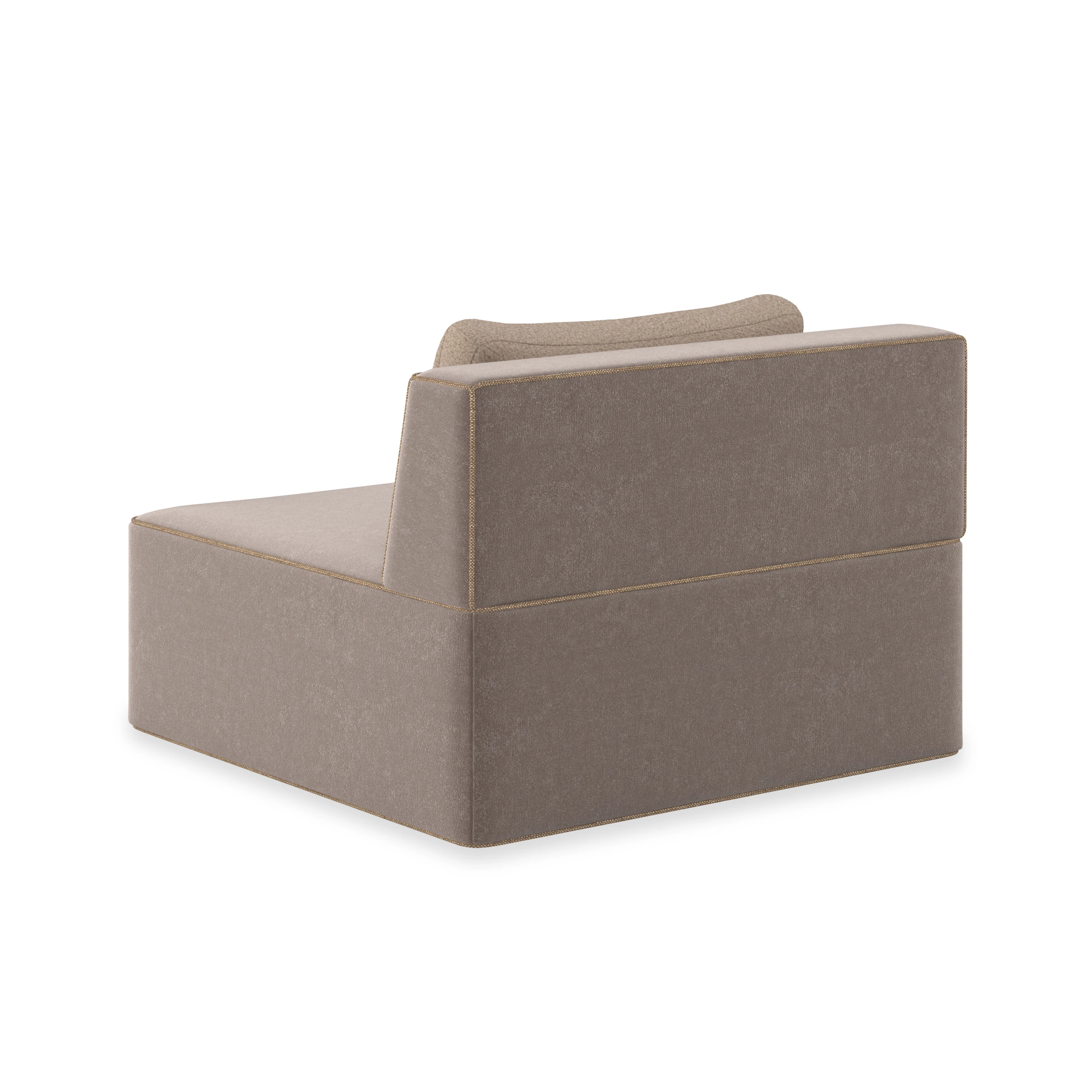 Marbella Armless Chair - 3rd angle