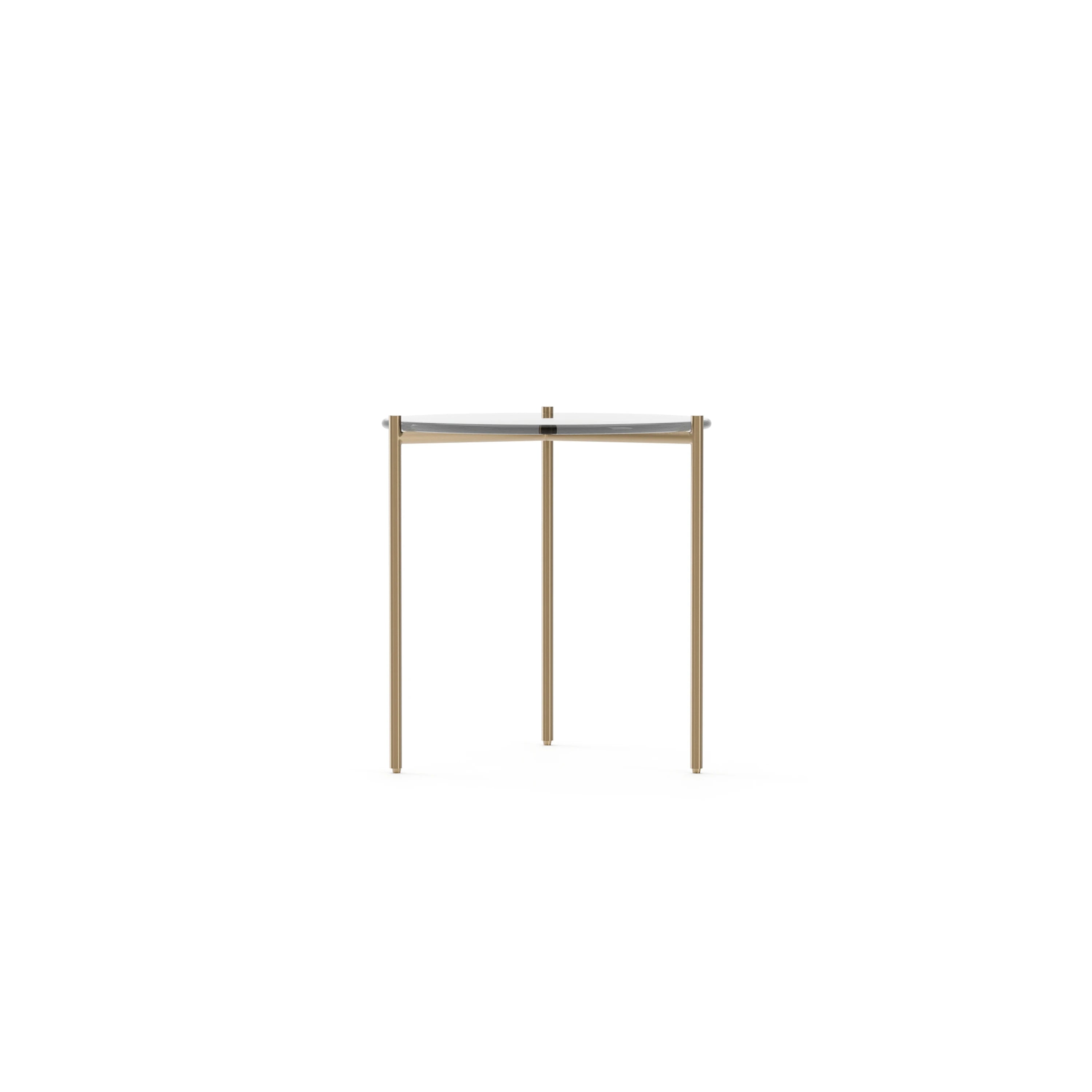 Demli Clear Glass Side Table - primary image