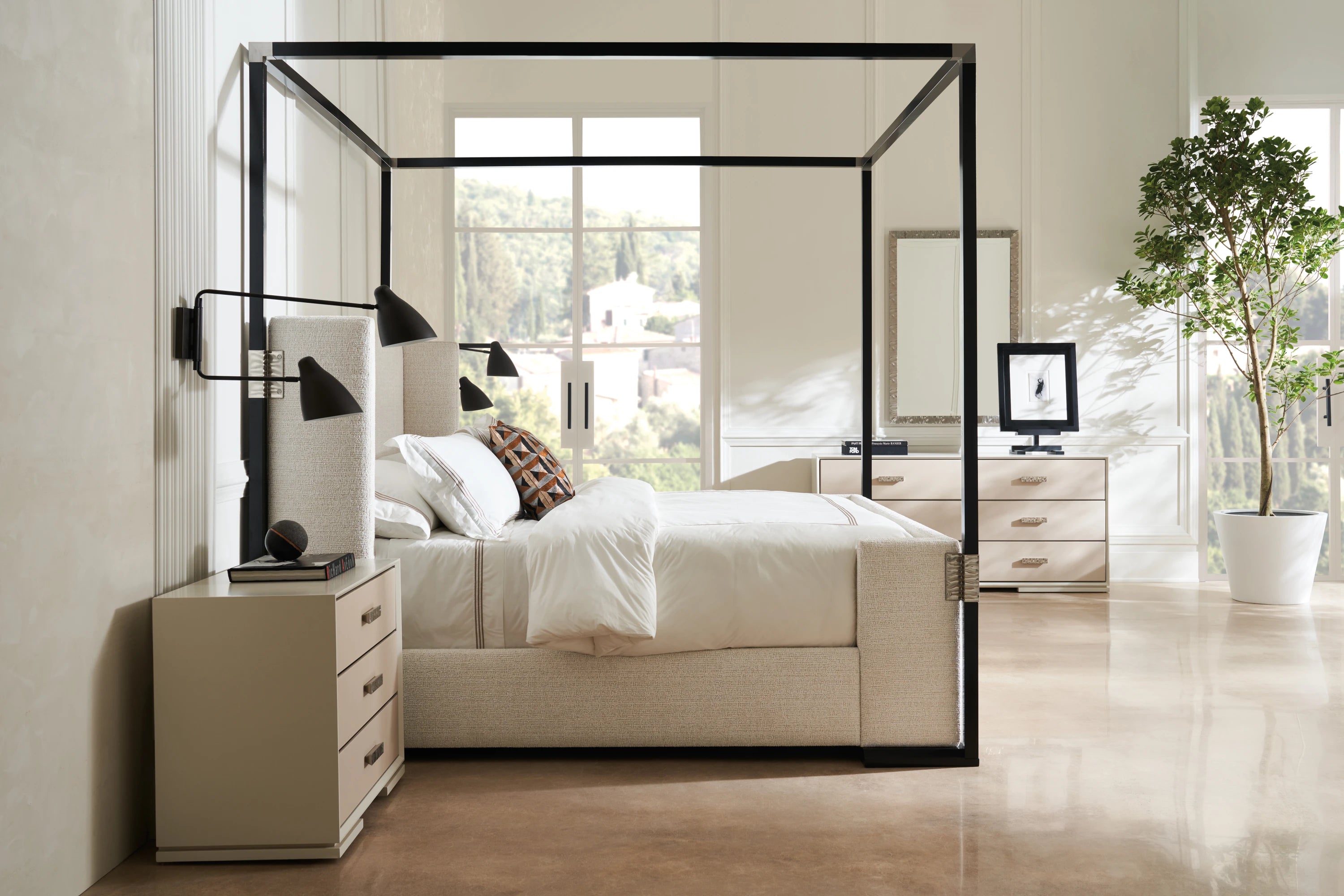 Shelter Me Queen Bed in room - angle 1