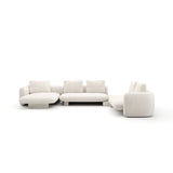 Overlap Large Lf Chaise Sec Ecru - primary image