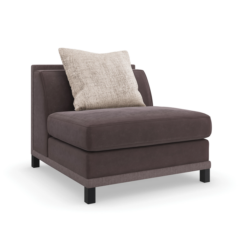 Tuxedo Armless Chair