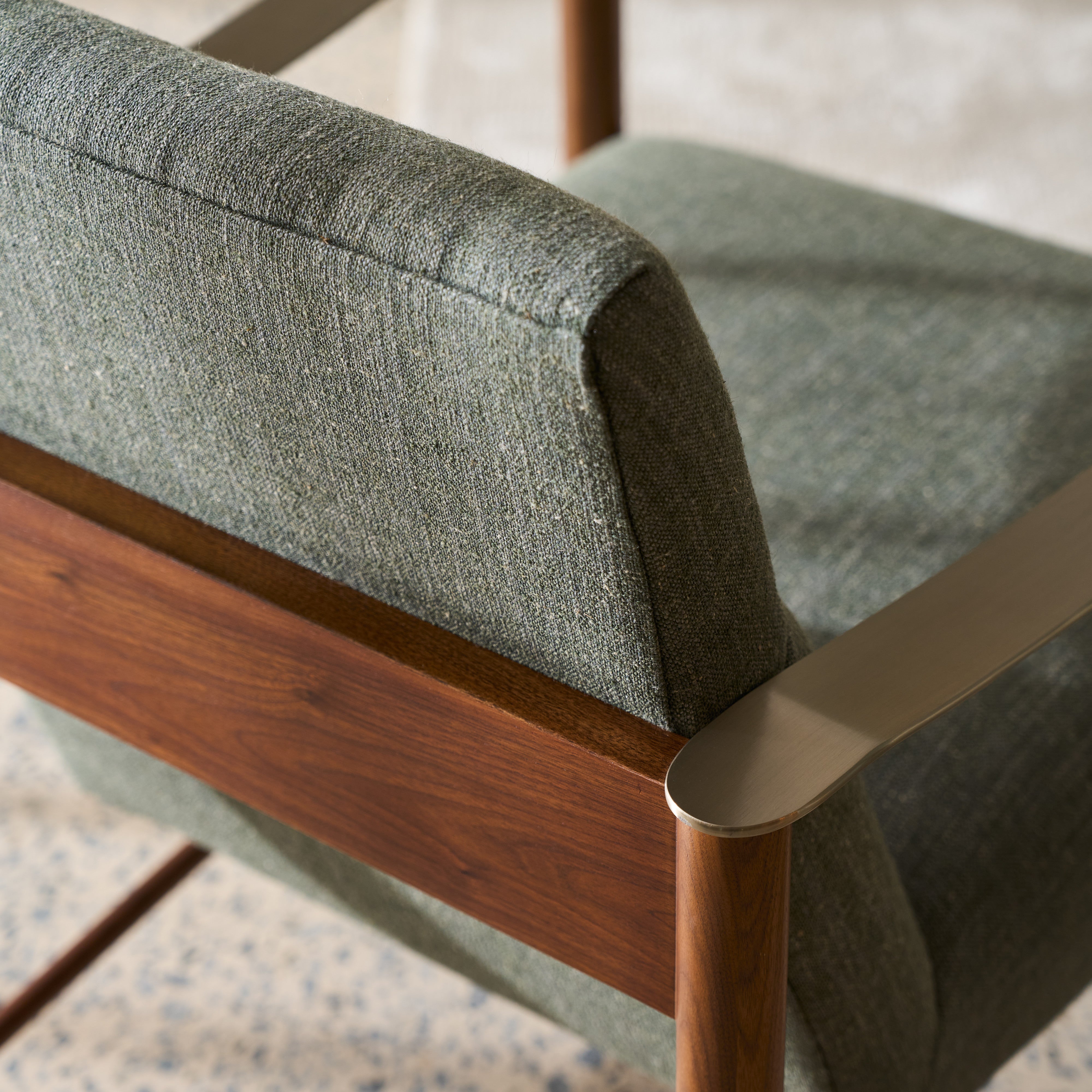detail of Slant Accent Chair