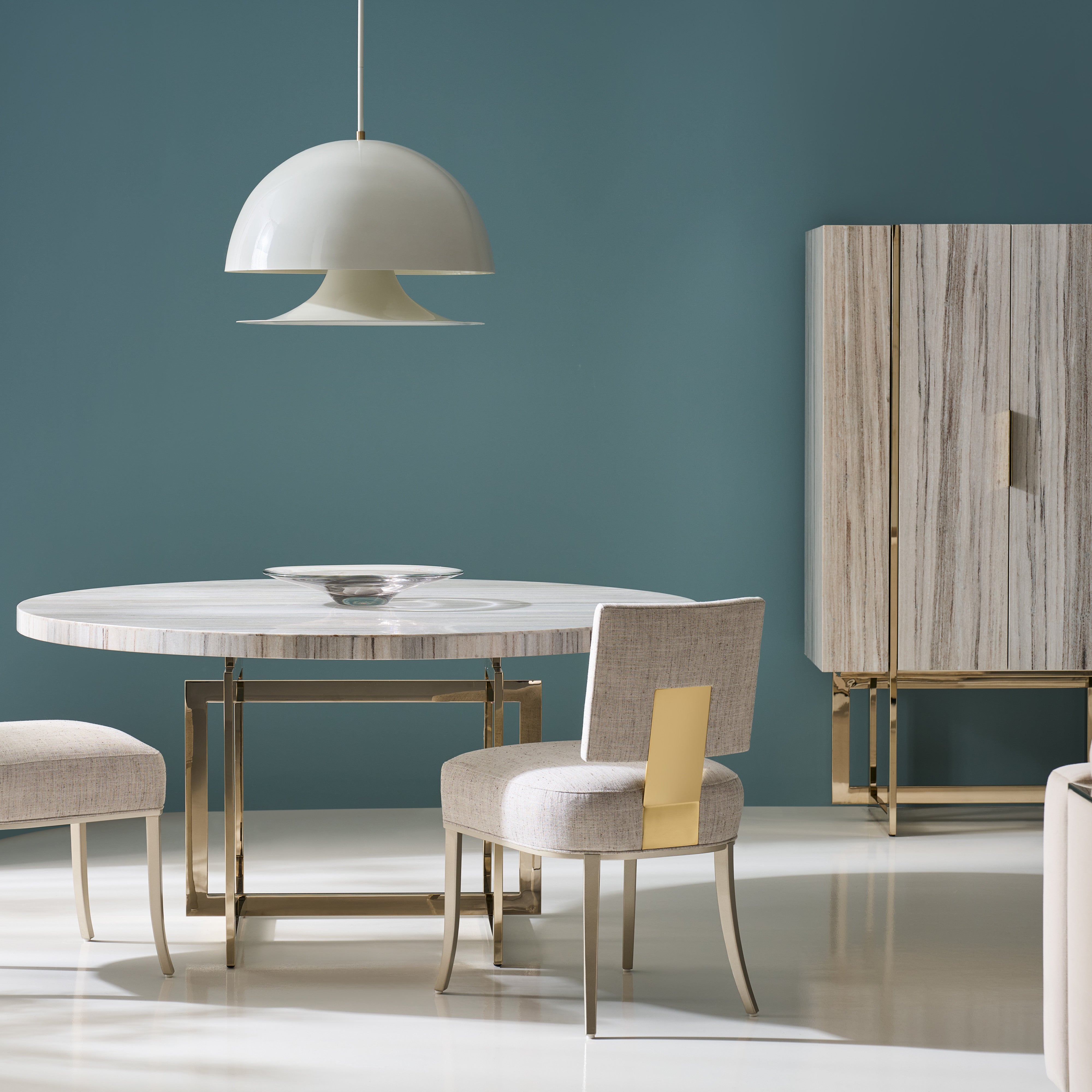 room with Wish You Were Here 60 Rnd Dining Tbl Lt