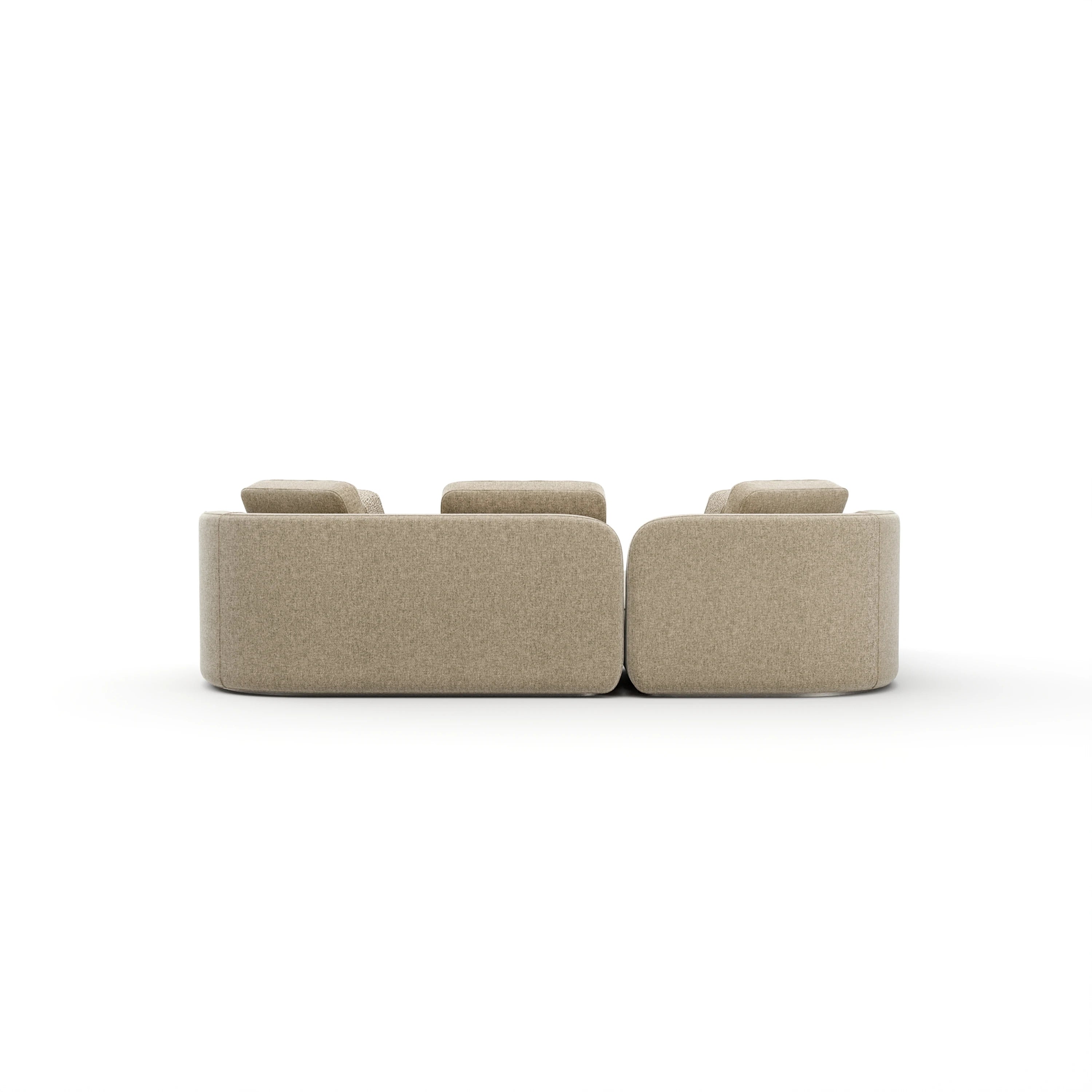 Sasso Left Chaise Sec - Oatmeal - 3rd angle [data-sku='UPH-426-SEC9-B']