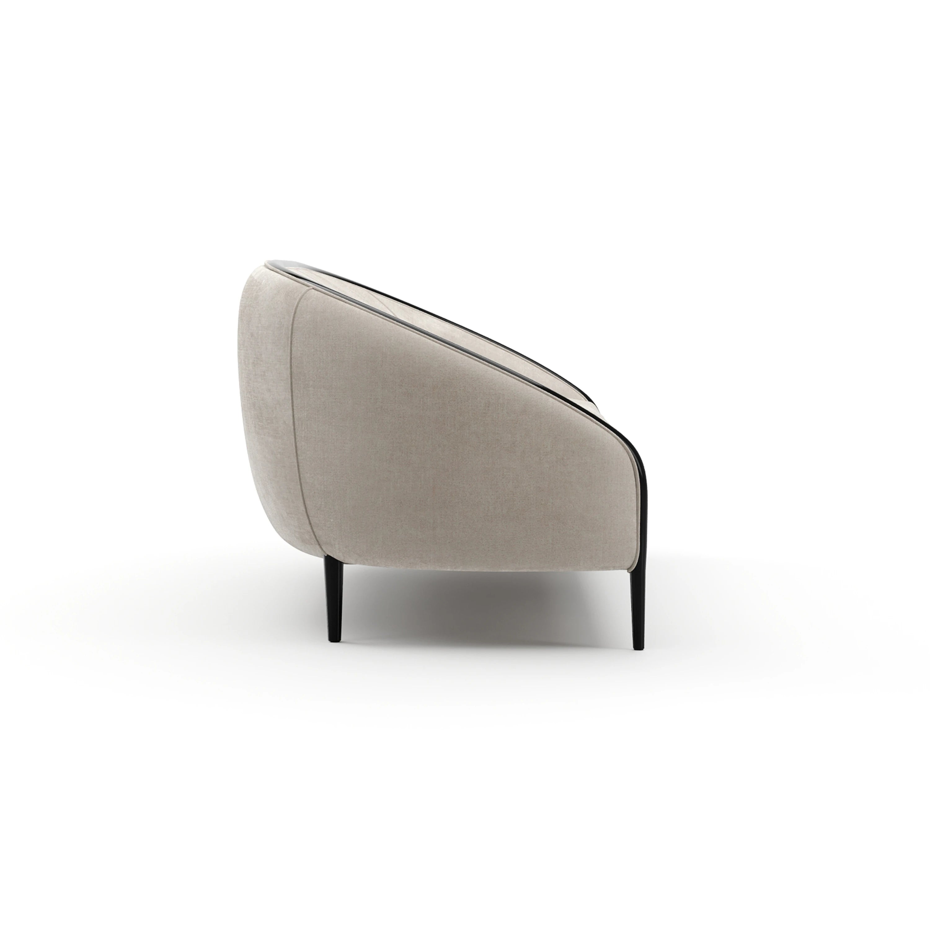 Petit 90" Small Sofa - Ivory - 2nd angle
