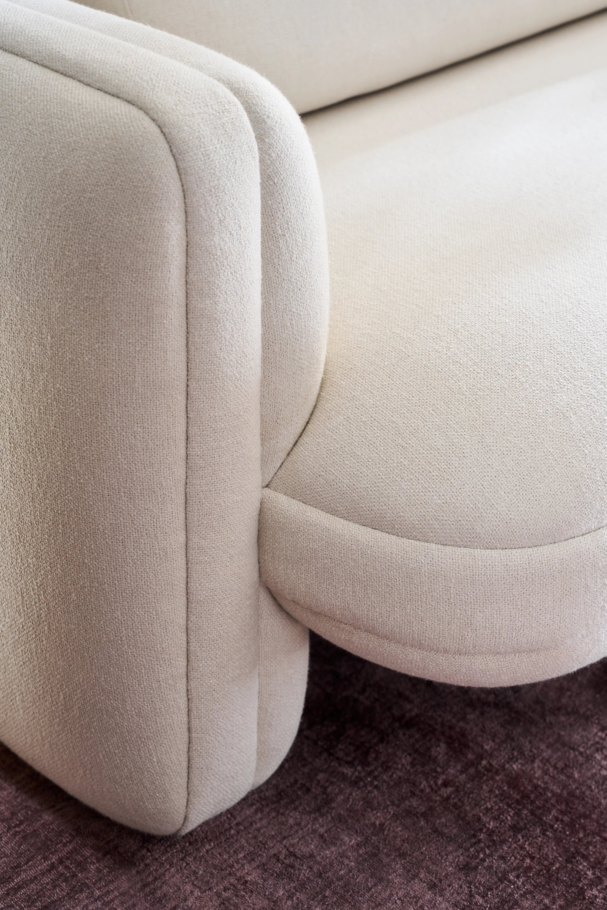 Overlap Raf Loveseat Ecru - detail 3.0