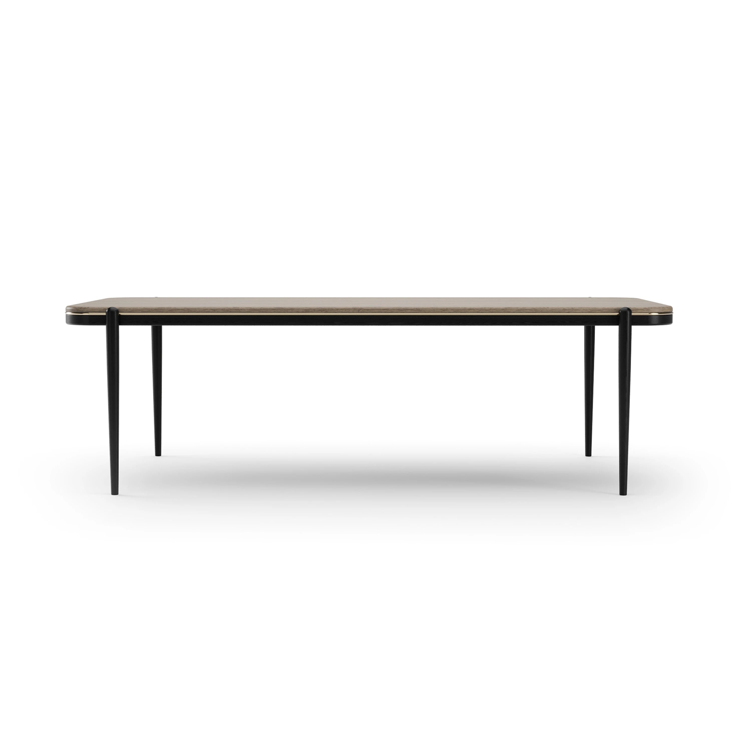 Madera Rec Dining Table - Chocolate - primary image