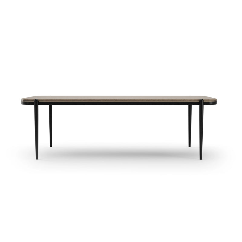 Madera Rec Dining Table - Chocolate